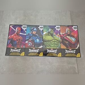 Marvel Rivels Puzzels (Pack Of Four) Sealed